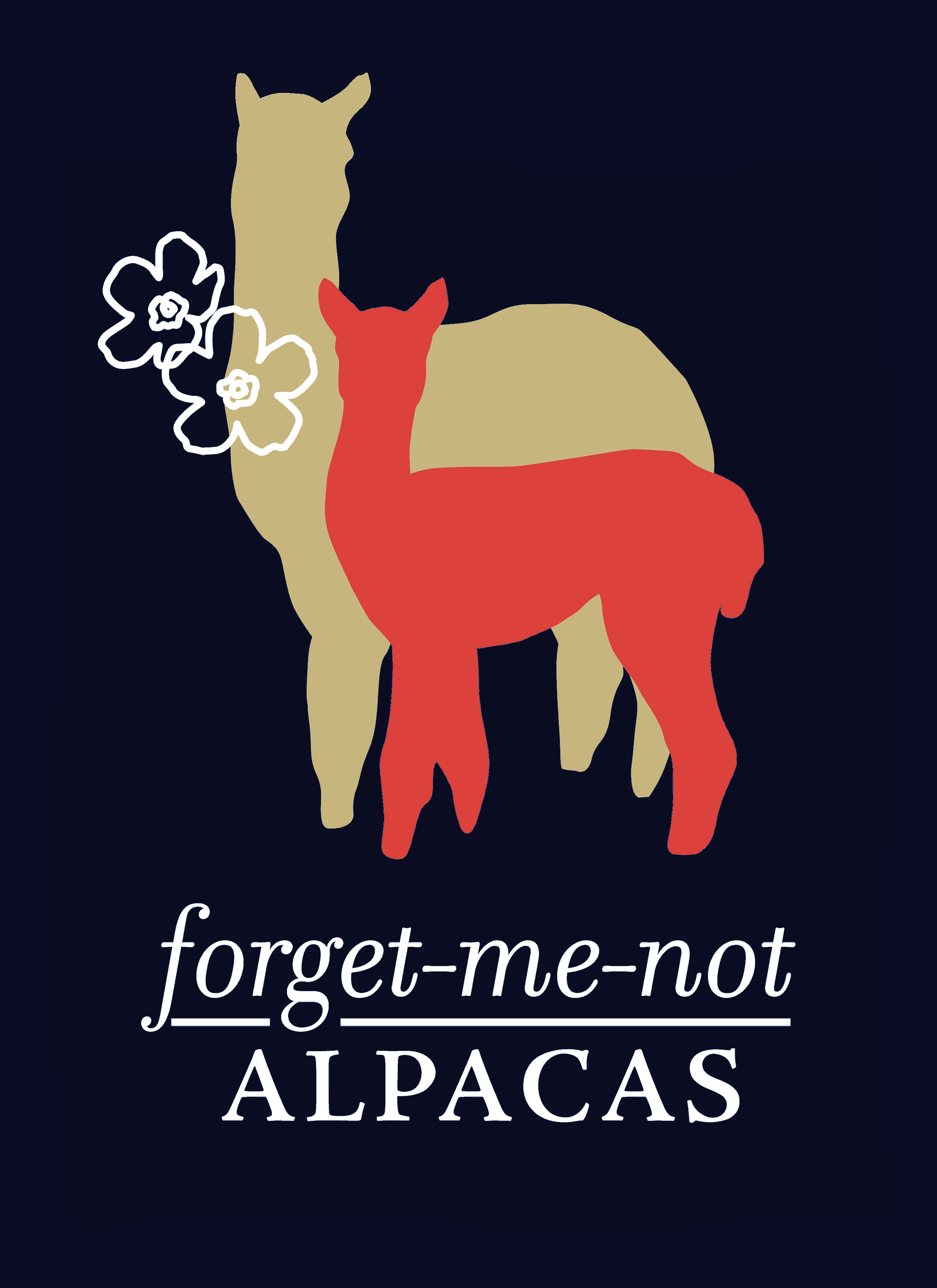 Forget-Me-Not Alpacas logo